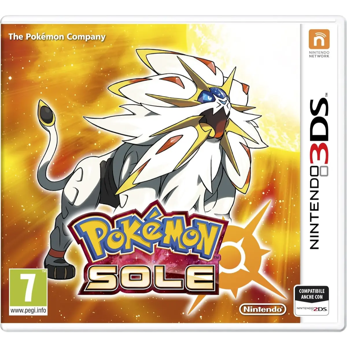 Pokemon Sole 3DS Packshot Italiano