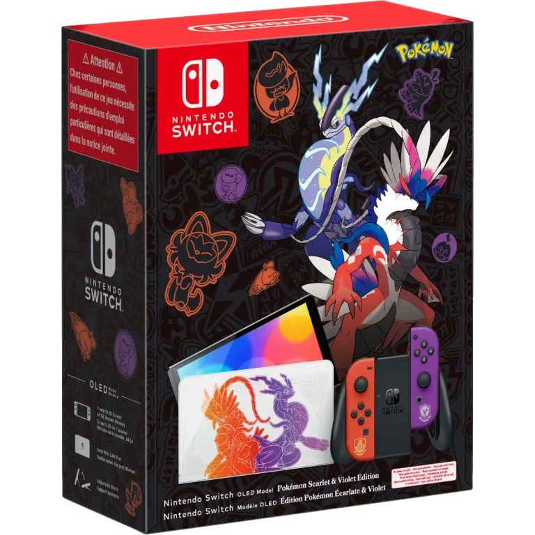 Nintendo Switch OLED Pokemon Scarlatto Violetto console speciale