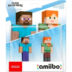 Amiibo Steve & Alex Smash Bros Collection