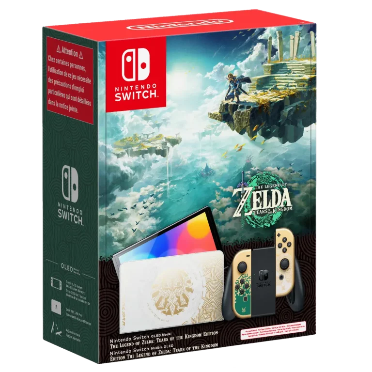 Nintendo Switch OLED The Legend of Zelda Tears of the Kingdom Edition console speciale