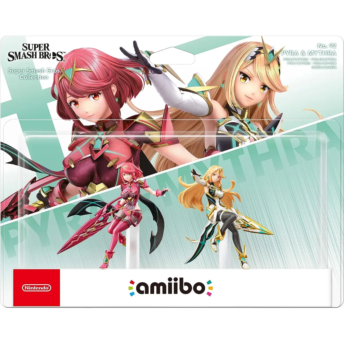 Amiibo Pyra & Mythra Super Smash Bros