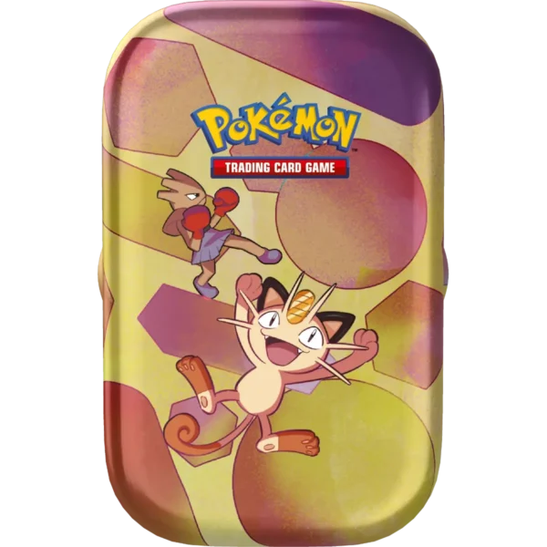 Mini Tin 151 Meowth e Hitmonchan