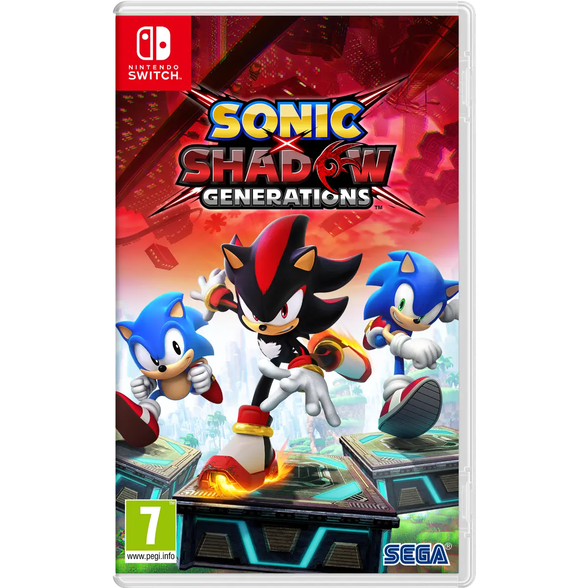 SOnic X Shadow Generations PAckshot Switch