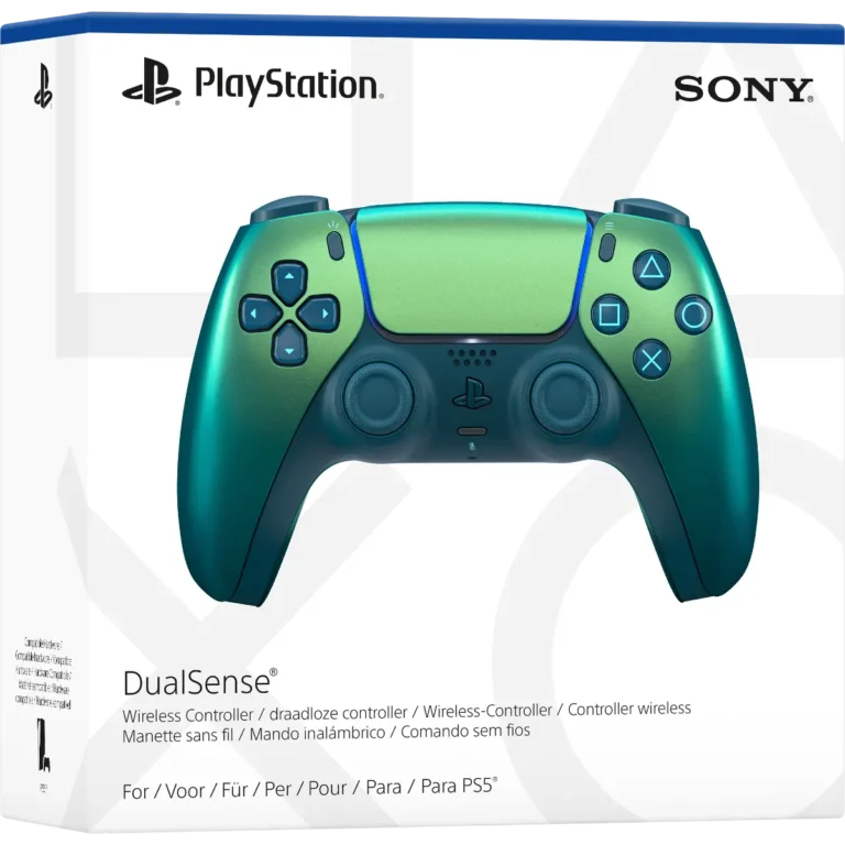 Controller Wireless DualSense Chroma Teal Sony PS5 Pack Originale
