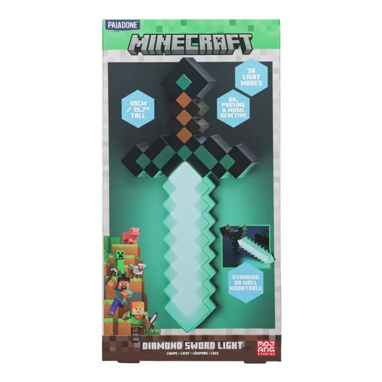 Lampada Minecraft Diamond Sword Paladone