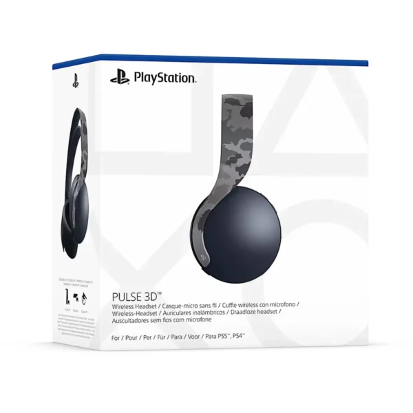 Sony Pulse 3D Wireless Headset Gray Camouflage per PS5