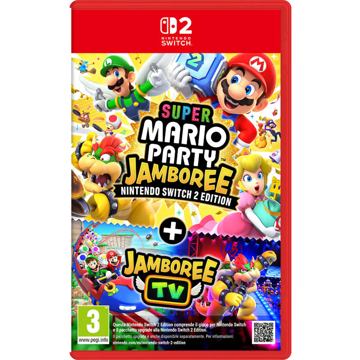 Super Mario Party Jamboree Nintendo Switch 2 Edition Copertina