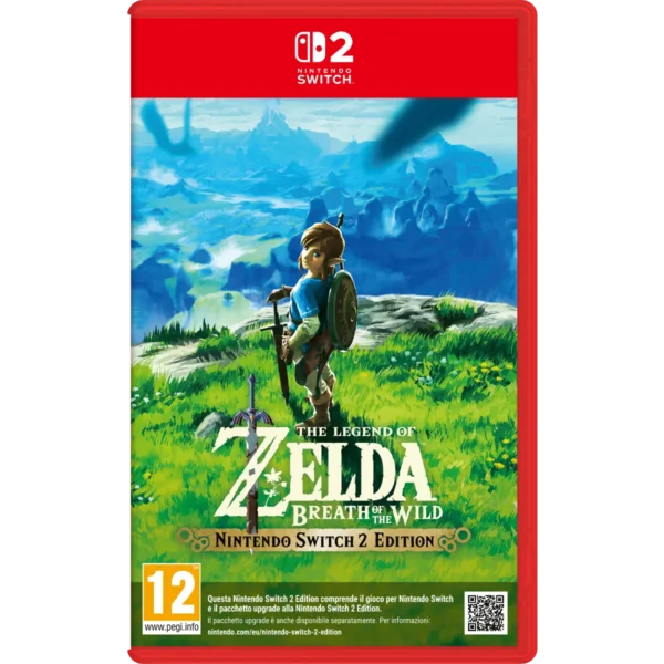 Zelda Breath of the Wild Packshot Copertina