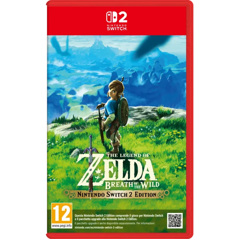 Zelda Breath of the Wild Packshot Copertina