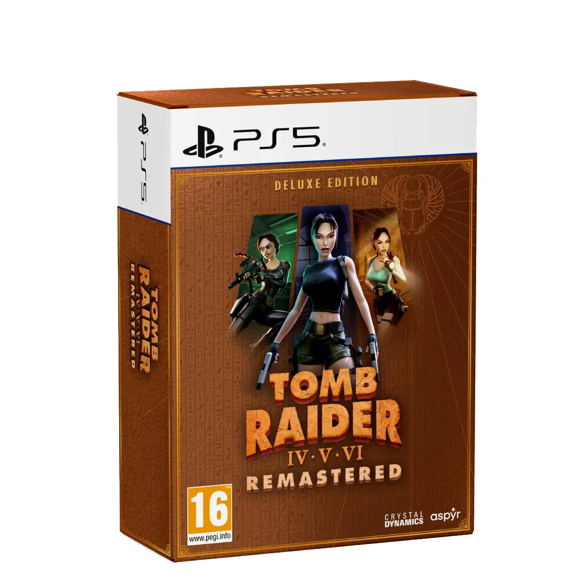 Tomb Raider IV – VI PS5 DX Tomb Raider IV-VI Remastered Starring Lara Croft Deluxe Edition