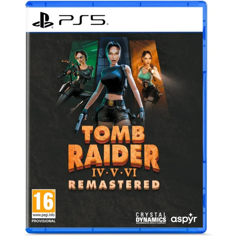 Tomb Raider IV-VI Remastered Starring Lara Croft PS5 Cover