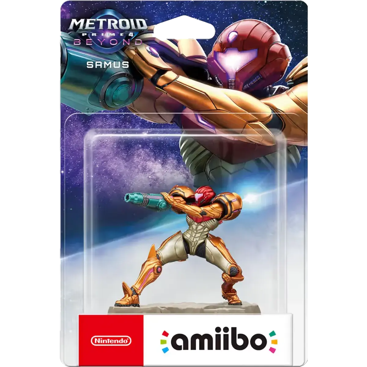 Confezione originale dell'Amiibo Samus Metroid prime 4 Beyond