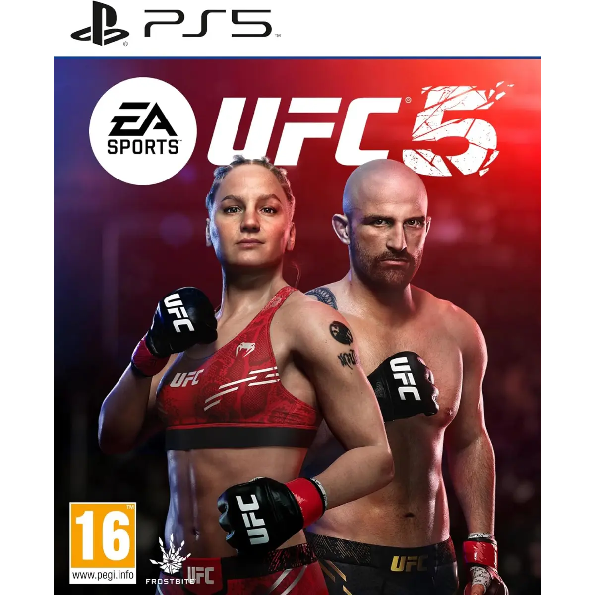 Confezione UFC 5 PlayStation 5 versione fisica disco Blu-ray