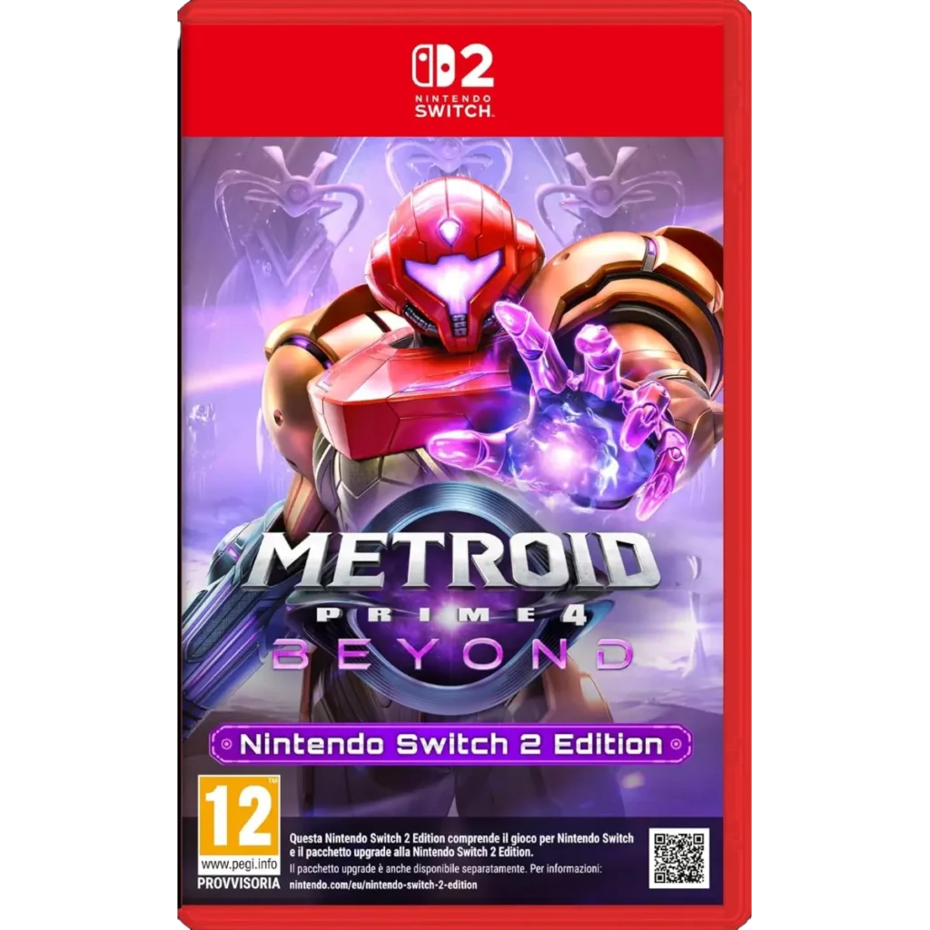 Cover ufficiale italiana Metroid Prime 4 Beyond Nintendo Switch 2