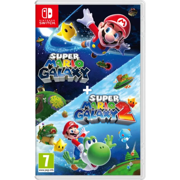 Super Mario Galaxy 1 2 Nintendo Switch box art collezione completa