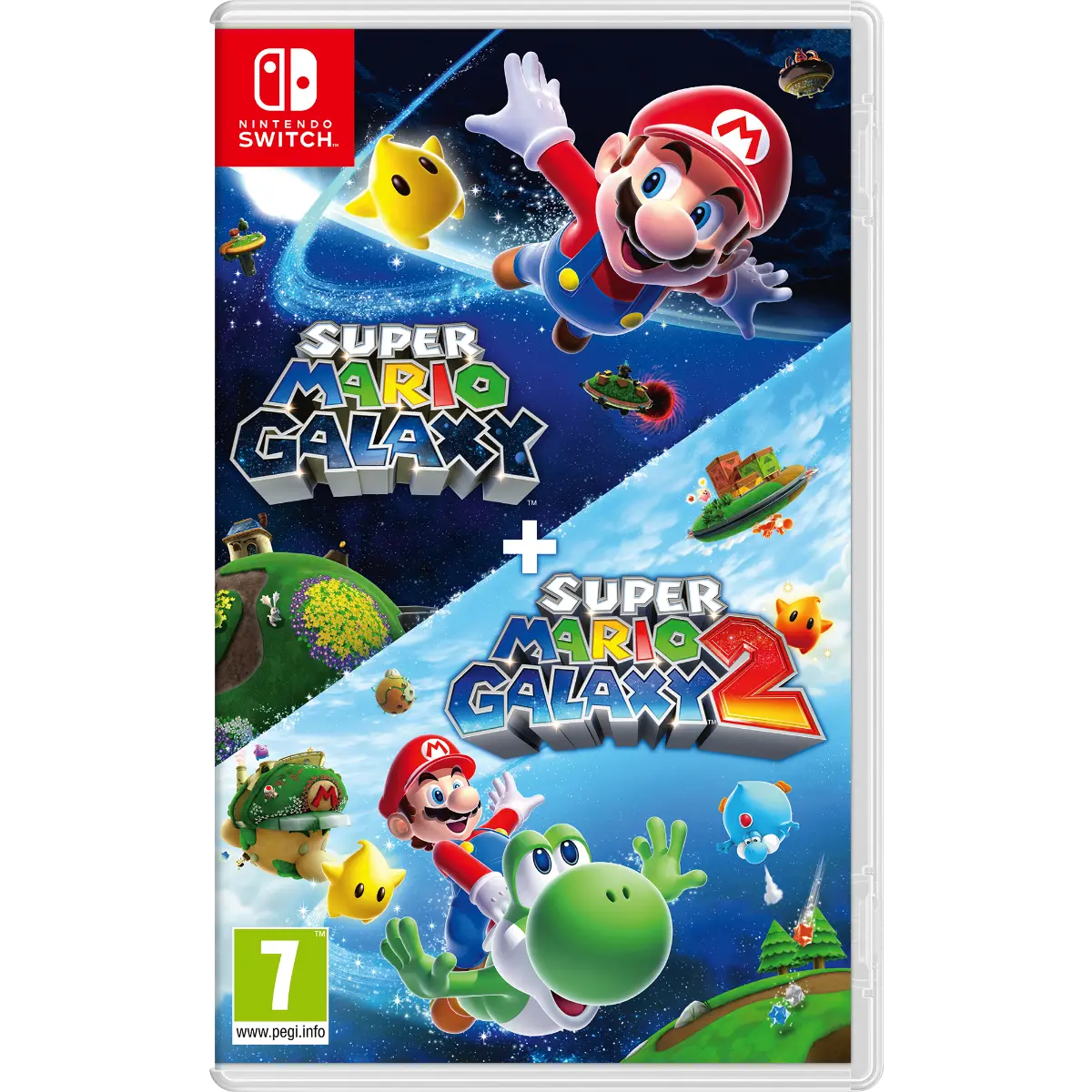 Super Mario Galaxy 1 2 Nintendo Switch box art collezione completa