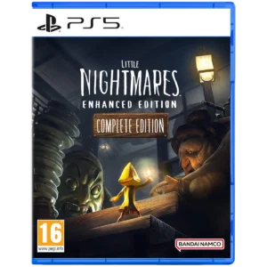 Copertina Little Nightmares Enhanced Edition Complete Edition con Six, Mono, ambientazione oscura horror puzzle platform PS5