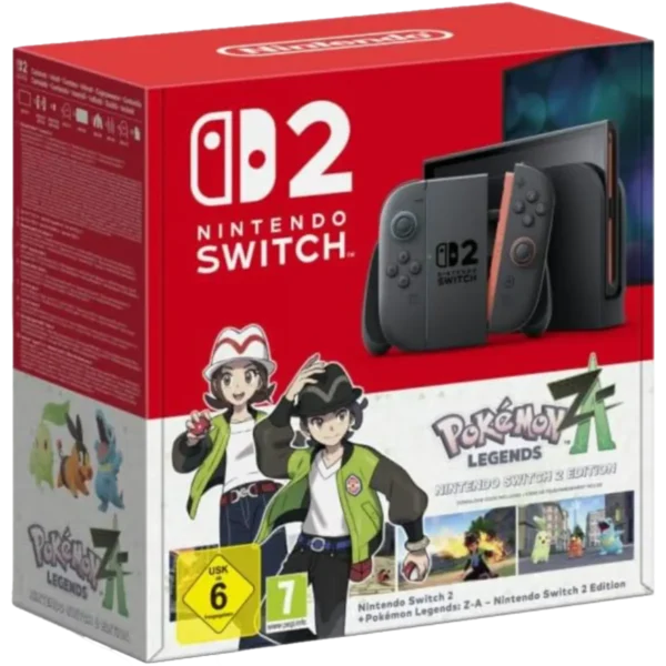 Bundle Nintendo Switch 2 Leggende Pokémon Z-A confezione ufficiale