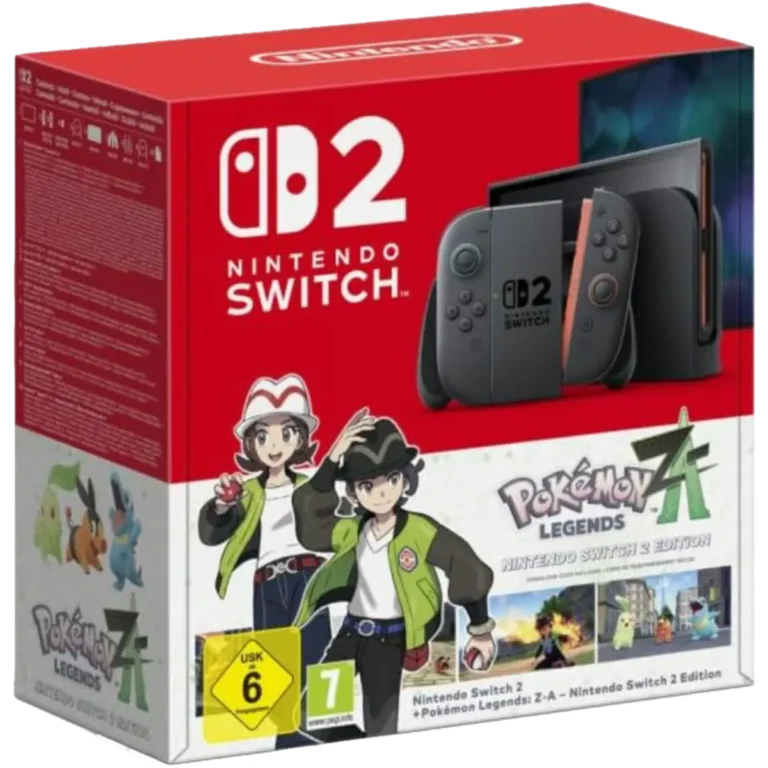 Bundle Nintendo Switch 2 Leggende Pokémon Z-A confezione ufficiale