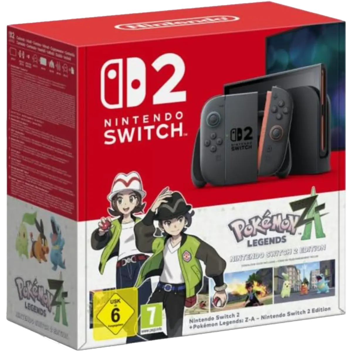 Bundle Nintendo Switch 2 Leggende Pokémon Z-A confezione ufficiale