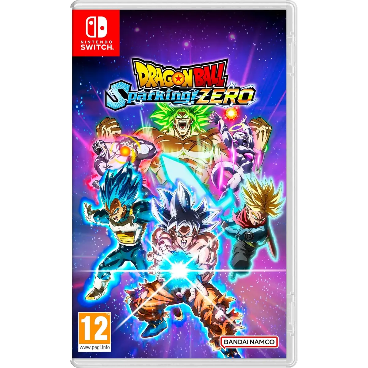 Dragon Ball Sparking Zero Switch - Packshot del gioco per Nintendo Switch con oltre 200 personaggi