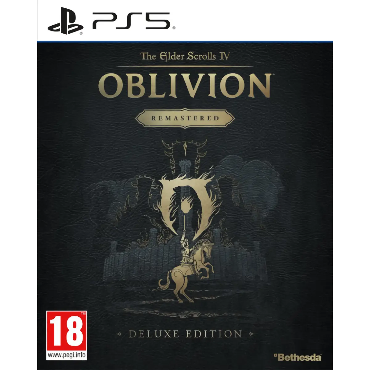 The Elder Scrolls IV Oblivion Remastered Deluxe copertina PS5