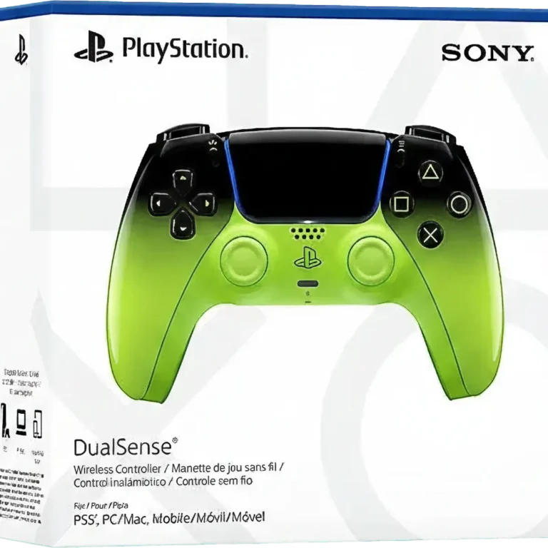 SONY PS5 Controller Wireless Dualsense Hyperpop Remix Green Packshot