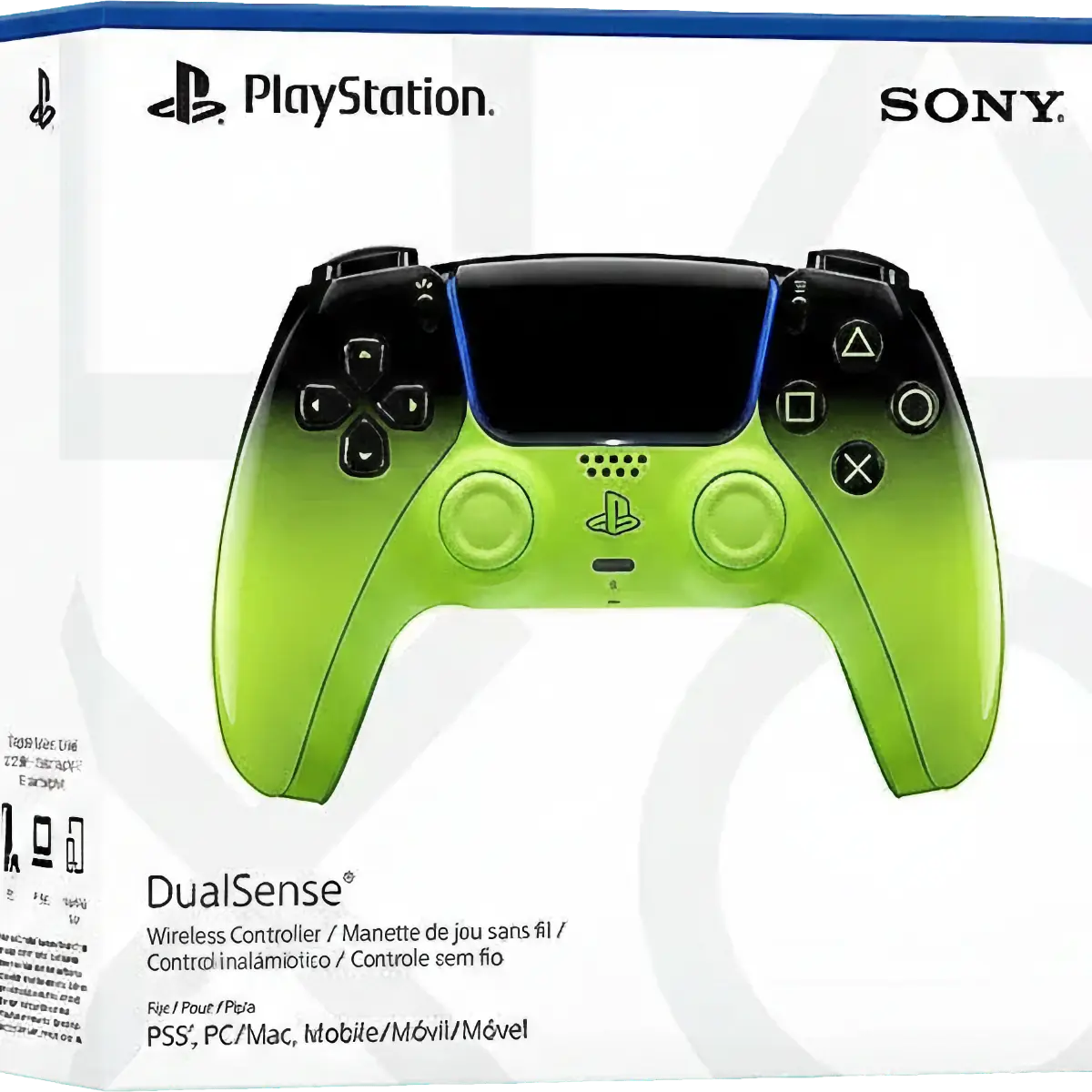 SONY PS5 Controller Wireless Dualsense Hyperpop Remix Green Packshot