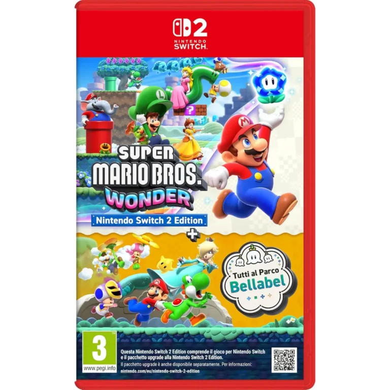 Super Mario Bros. Wonder Nintendo Switch 2 Edition + Tutti al Parco Bellabel packshot