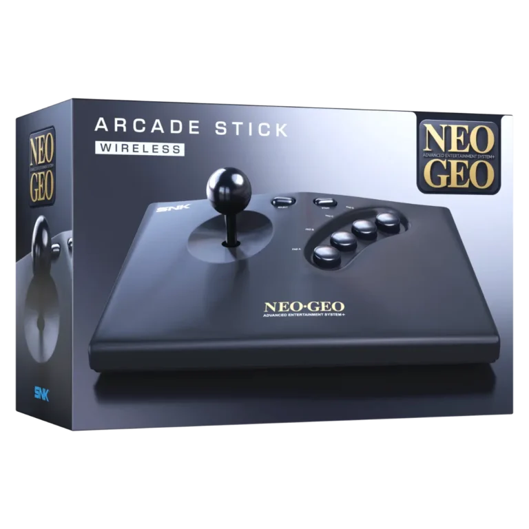 Neo Geo AES+ Arcade Stick Wireless Black Packshot
