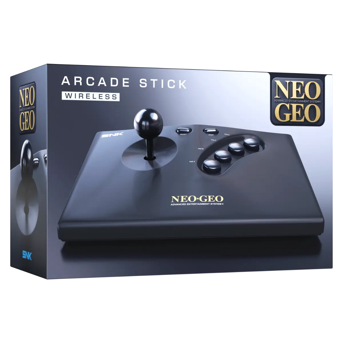 Neo Geo AES+ Arcade Stick Wireless Black Packshot
