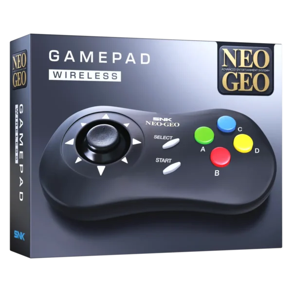 Neo Geo AES+ Game Pad Black Packshot