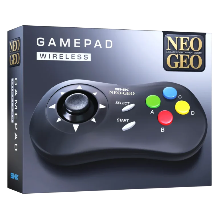 Neo Geo AES+ Game Pad Black Packshot