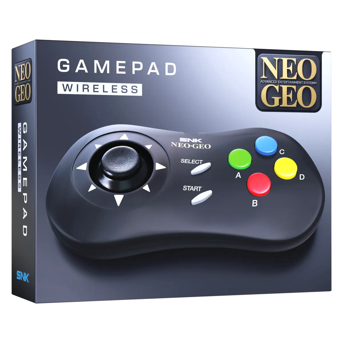 Neo Geo AES+ Game Pad Black Packshot