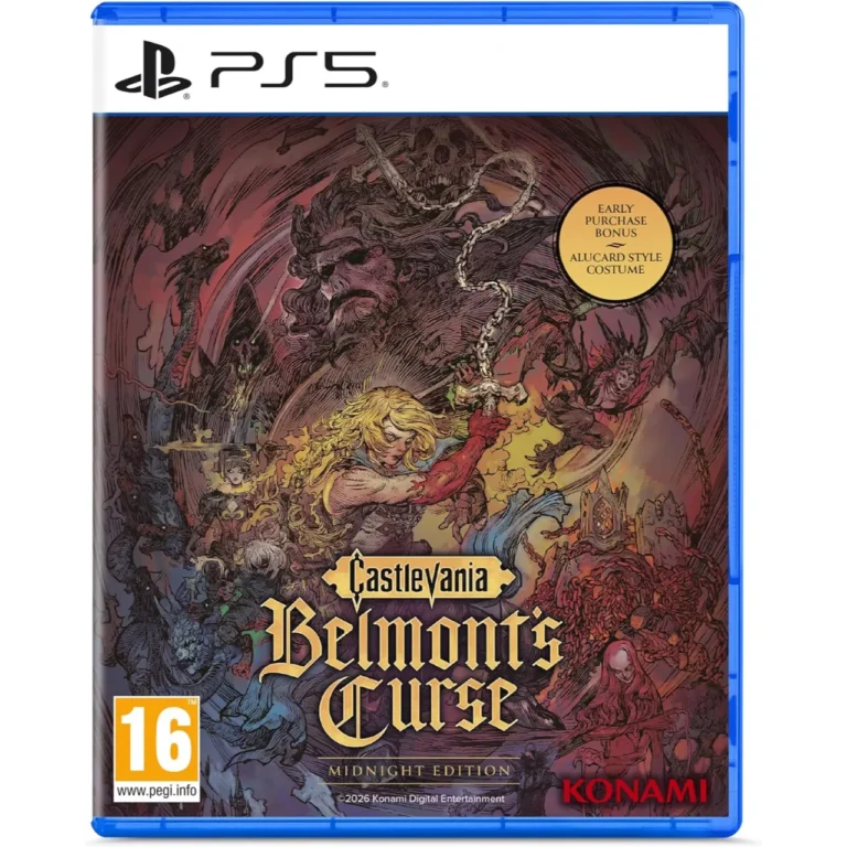 Castlevania Belmont's Curse Midnight Edition PS5 edizione speciale Konami