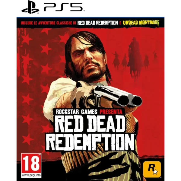 Red Dead Redemption PS5 edizione fisica Rockstar con John Marston
