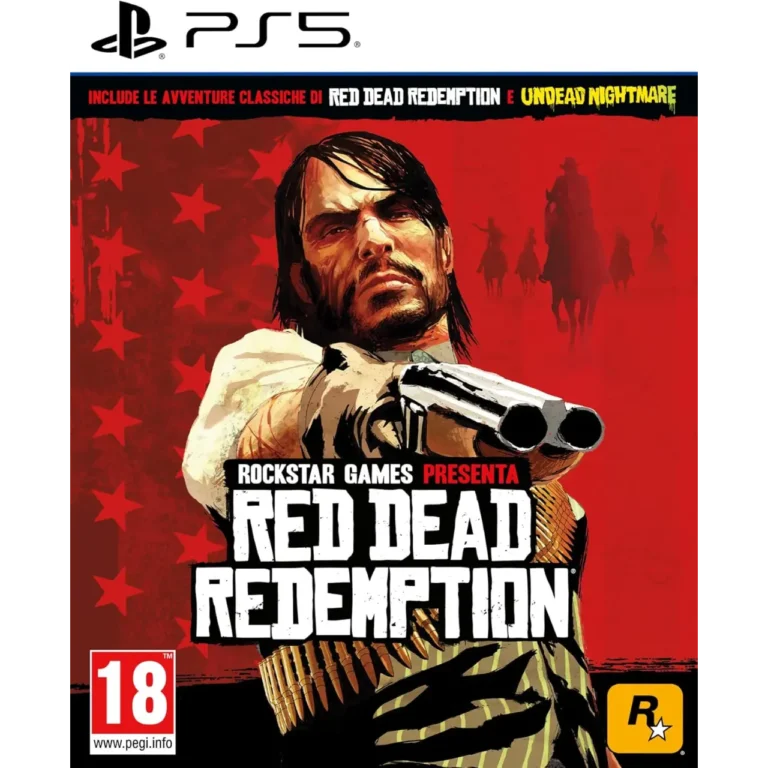 Red Dead Redemption PS5 edizione fisica Rockstar con John Marston