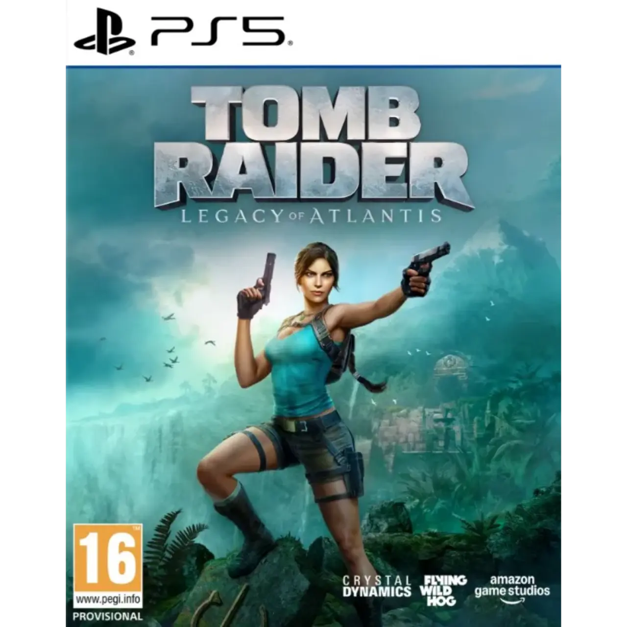 Tomb Raider Legacy of Atlantis Day One Edition PS5 con Lara Croft