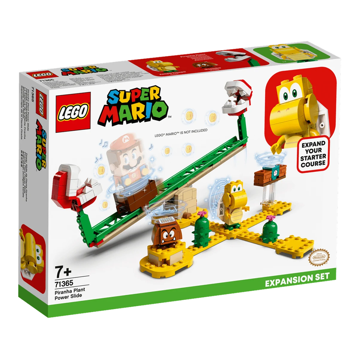 LEGO Scivolo della Pianta Piranha - Pack di Espansione 71365 confezione