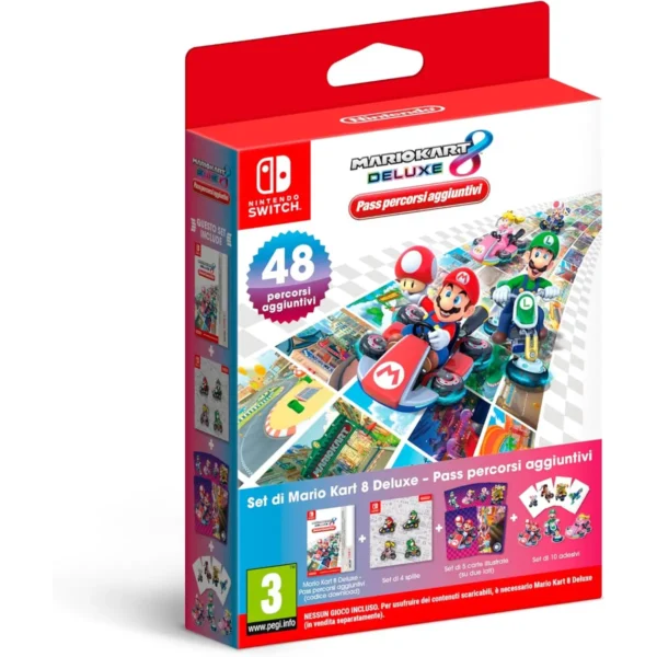 Mario Kart 8 Deluxe Pass Percorsi Aggiuntivi Nintendo Switch codice download DLC