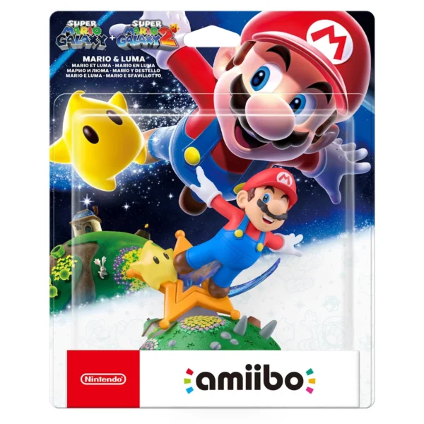 Amiibo Mario e Luma Super Mario Galaxy Nintendo