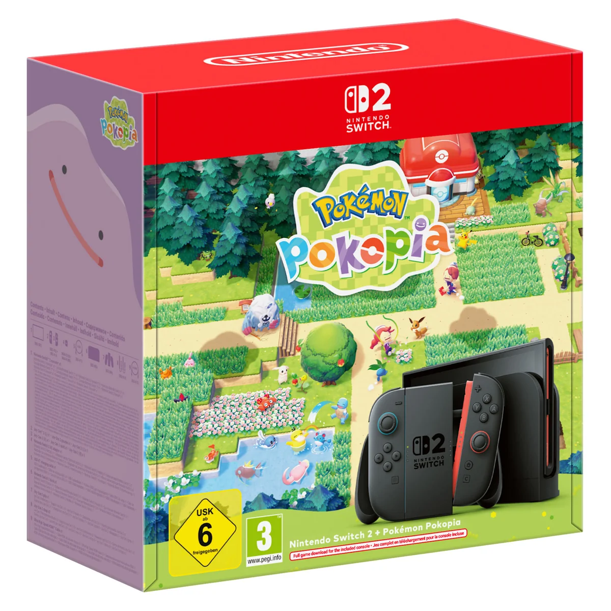 Nintendo Switch 2 Pokémon Pokopia Bundle Packshou ufficiale italian0