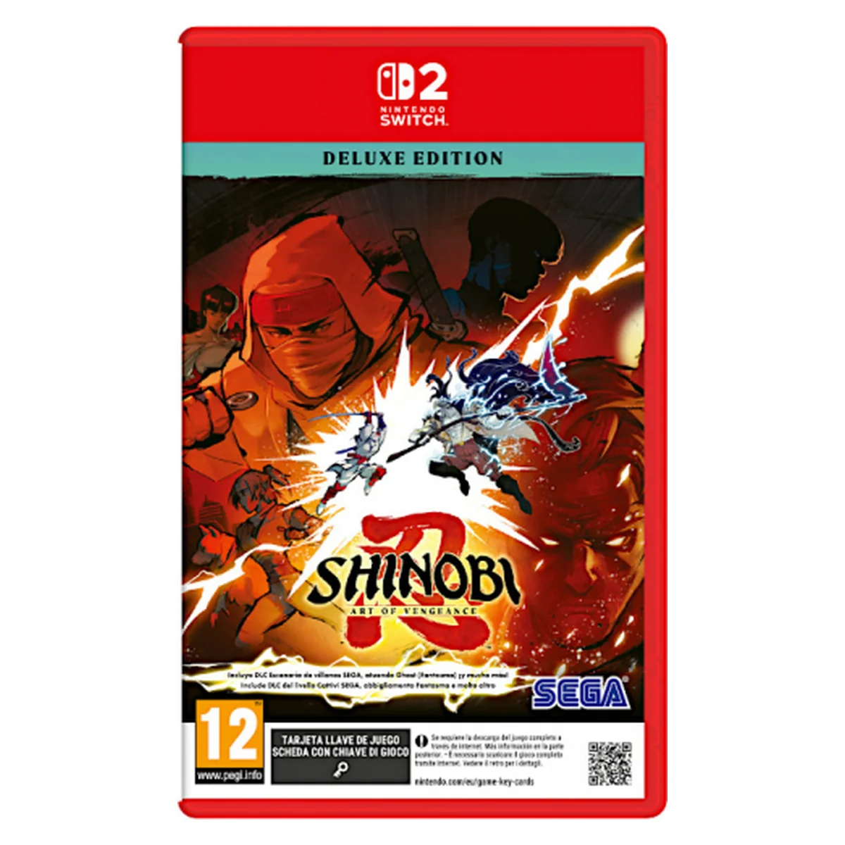 Shinobi Art of Vengeance Deluxe Edition Nintendo Switch 2 – packshot GKEY