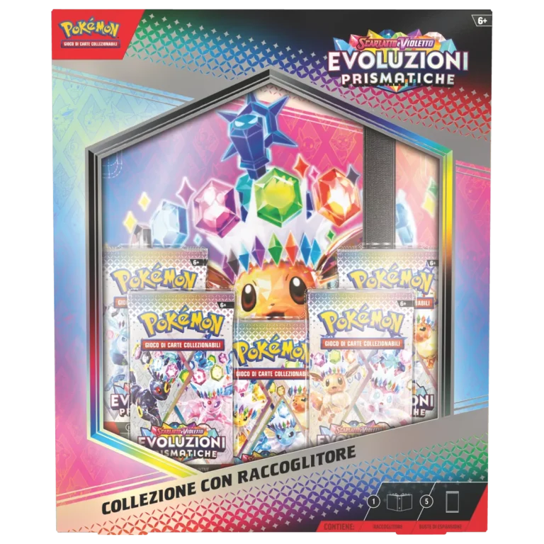 Pokémon Evoluzioni Prismatiche Collezione con Raccoglitore