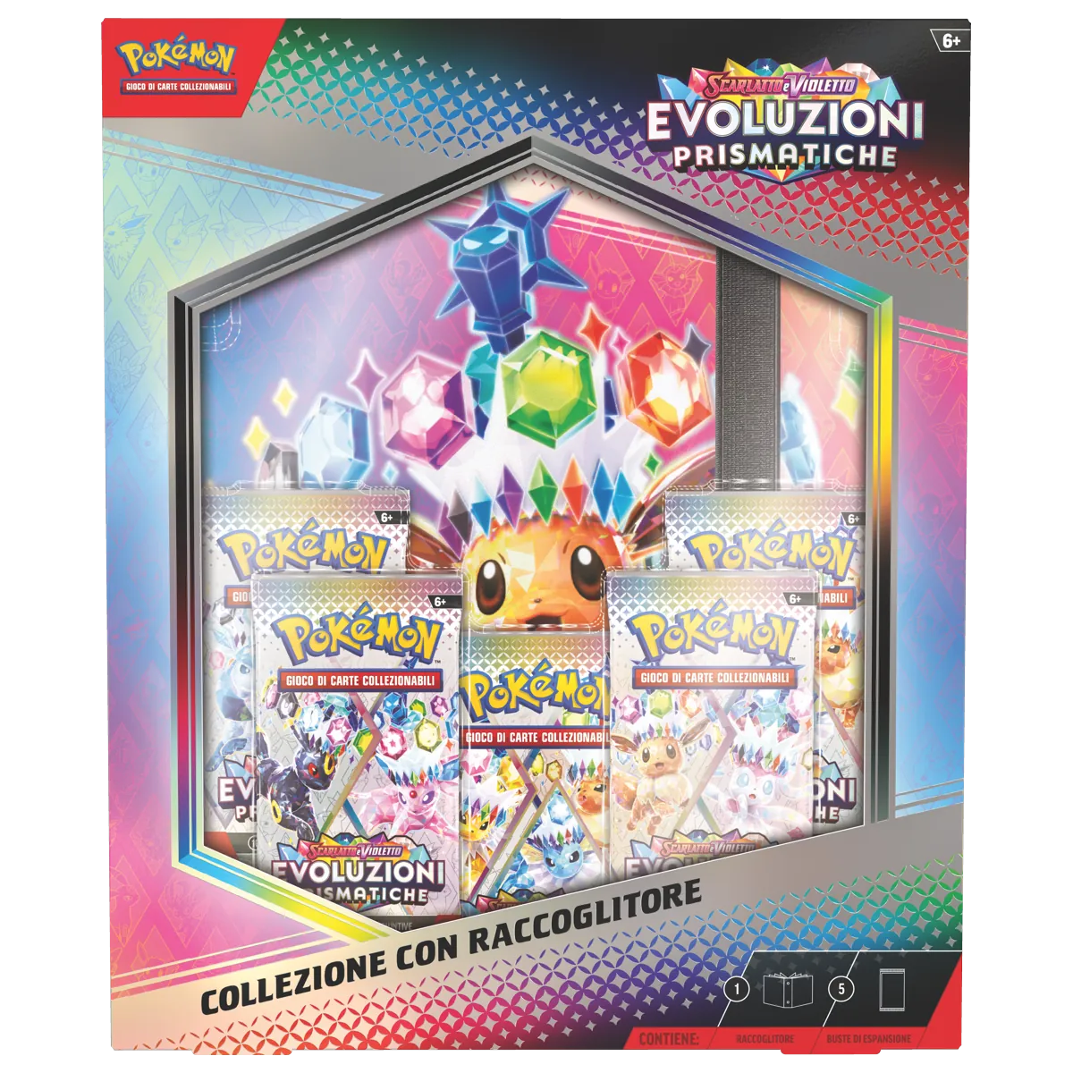 Pokémon Evoluzioni Prismatiche Collezione con Raccoglitore