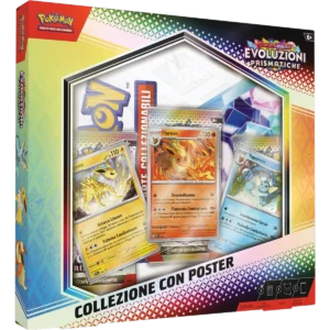 Pokémon Evoluzioni Prismatiche Collezione con Poster