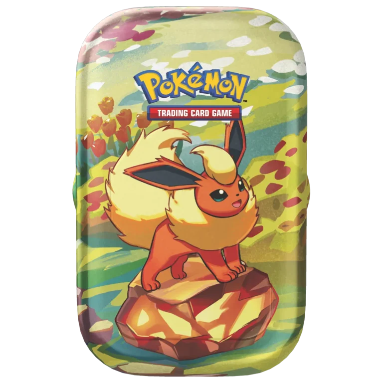 Pokémon Evoluzioni Prismatiche Mini Tin da Collezione Flareon