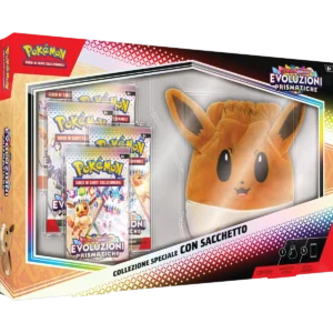 Pokémon Evoluzioni Prismatiche Collezione Speciale con Sacchetto Eevee