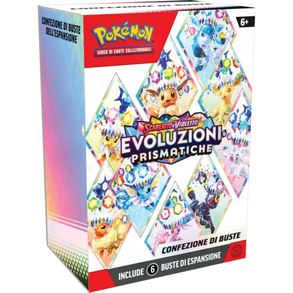 Pokémon Evoluzioni Prismatiche Bundle 6 Buste