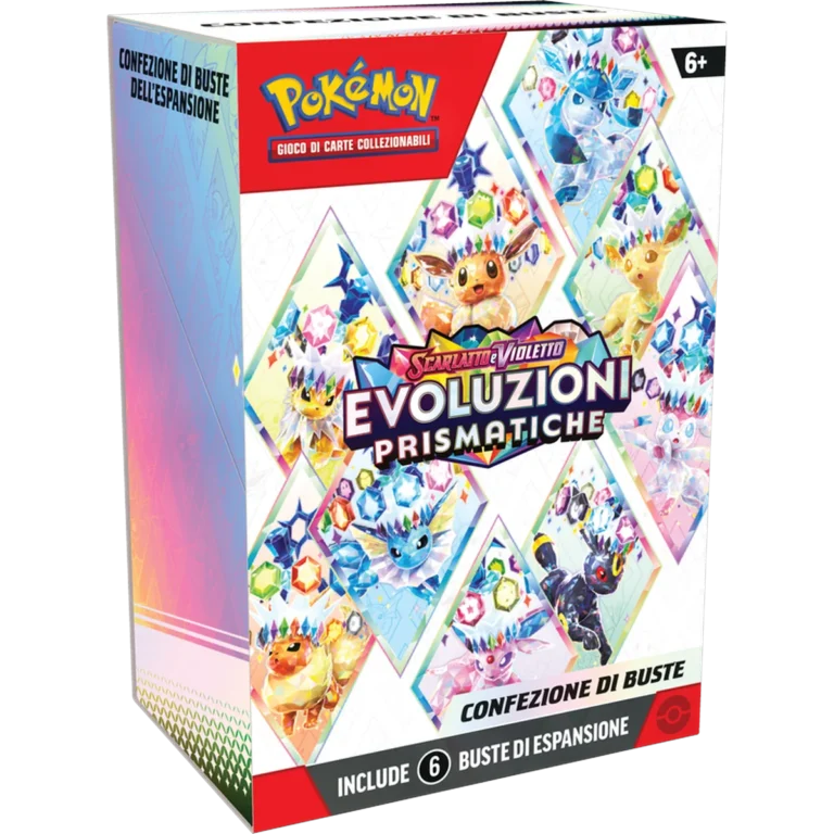 Pokémon Evoluzioni Prismatiche Bundle 6 Buste